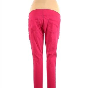 Motherhood maternity hot pink jeans.